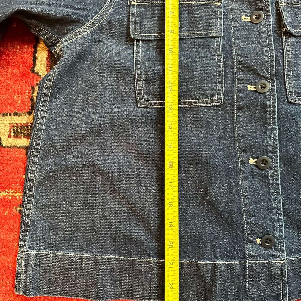 Madewell Women's Denim Jacket with Sherpa Collar - Picture 5 of 6